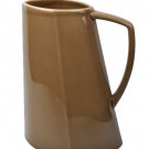 NAMBE Stoneware Tri Corner Espresso Brown Water Pitcher 54 oz Dinnerware New