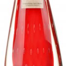 COPANOVA Art Glass Red Drop Vase Hand Blown Controlled Bubbles Brazil New