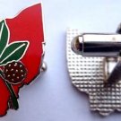 The Ohio State University OSU Buckeyes Cuff Links Set