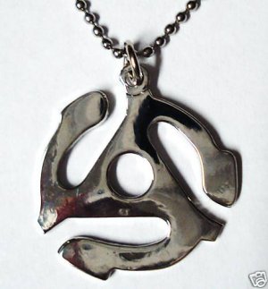 45 RPM Record Adapter Replica Sugar Survivor PENDANT
