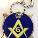 Masonic GeoCoin Screwdriver Geocache Keychain