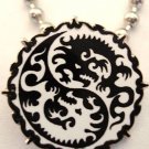 DRAGON YIN YANG MMA UFC DVD PRIDE PENDANT NECKLACE