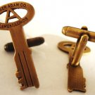 FOLGER ADAM KEY Prison Jail CUFFLINKS Cuff Links