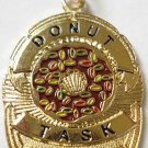 DONUT TASK FORCE Police SWAT Sheriff CIA Badge PENDANT