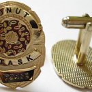 DONUT TASK FORCE Police SWAT Sheriff Badge CUFF LINKS