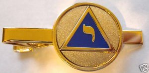 YOD Scottish Rite 14th Degree Masonic Tie Bar Clip
