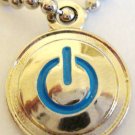 POWER ON OFF ICON hp mac ipod iphone dell touch PENDANT