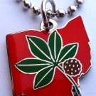 The Ohio State University OSU Buckeyes Pendant Necklace