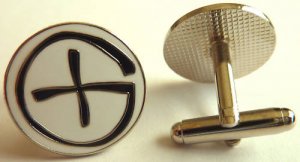 GeoCaching Cache Geocoin Pathtag gps LOGO Cufflinks Set