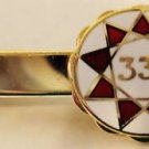 33rd Degree Masonic Lodge Scottish Rite Tie Bar Clip