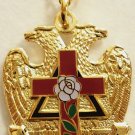 Scottish Rite Knight of the Rose Croix Masonic Pendant