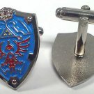 Legend of Zelda Link Hylian Triforce Nintendo Shield Cufflinks Cuff Links Set