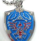 Legend of Zelda Link Hylian Triforce Nintendo Shield Necklace Pendant w/ Chain