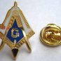 Working Tools Master Masonic York Rite Plumb Tie Tack Jacket Hat Lapel Pin