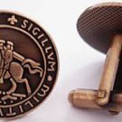 KNIGHTS TEMPLAR CRUSADER SEAL Crusaders Cuff Links Cufflinks Set
