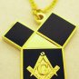 EUCLIDS Euclid's 47th Problem Pythagorean Theorem Masonic Pendant Necklace