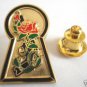 Dark Tower KEYHOLE Tie Tack Rose Hat Brooch Lapel Pin Stephen King Marvel Comic