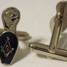 MASONIC SLIPPER York Scottish Rite Freemason Masonry Widow Cufflinks Cuff Links