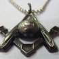 MLB Masonic Baseball York Scottish Rite Compass Freemason Pendant Necklace