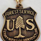 US Forest Service USDA Dept of Agriculture Ranger PENDANT NECKLACE w/ CHAIN