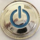 POWER ON OFF ICON hp mac ipad iphone dell touch Tie Tack Hat Jacket Lapel Pin
