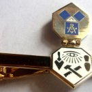 Masonic HINGE FLIP Trowel Slipper Gavel Tools Euclids Problem Tie Bar Clip
