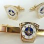 ROYAL ARCH ORDER Keystone Masonic Freemason TIE BAR CLIP CUFFLINKS CUFF LINKS