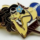 Ladies of the Lodge #4 Masonic Sexy Pin Up Model LE10 Black Hair Lapel Pin