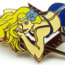 Ladies of the Lodge #4 Masonic Sexy Pin Up Model LE10 Blonde Hat Vest Lapel Pin