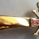 RED CROSS OF CONSTANTINE Christian Order Knights Prince Masonic Tie Bar Clip