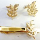 Sprig of Acacia Hiram Abiff Symbol Freemason Master Masonic TIE BAR CUFFLINKS