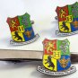 HOGWARTS Coat of Arms Crest Shield Harry Potter movie Book TIE BAR CUFFLINKS SET