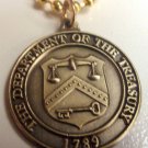 Department of the Treasury IRS Finance Accountant Tax Seal Pendant Necklace