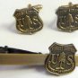 US Forest Service USDA Department of Agriculture Ranger TIE BAR CUFFLINKS SET