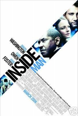 Inside Man Original Movie Poster Double Sided 27x40