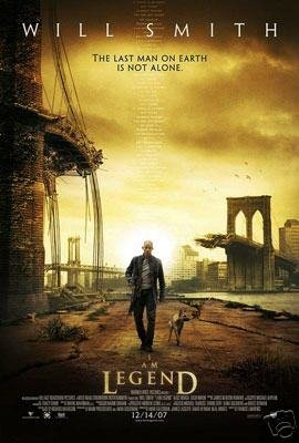 I Am Legend Regular Original Movie Poster Double Sided 27x40