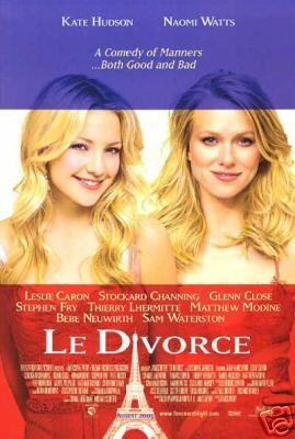 LE DIVORCE INTL  DBL SIDED ORIG Movie Poster 27X40