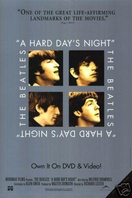 HARD DAYS NIGHT MOVIE Poster ORIG 27 X40