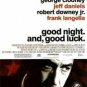Good Night and Good Luck Original Movie Poster Double Sided 27x40