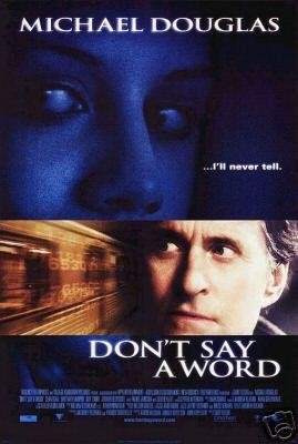 Don't Say A Word Original Movie Poster Double Sided 27 X40