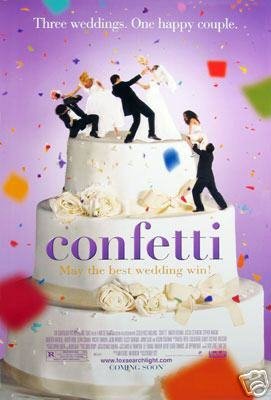 Confetti Regular Original Movie Poster Double Sided 27 X40