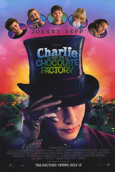 Charlie and the Chocolate Factory Original Movie Poster Double Sided 27x40