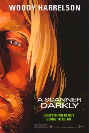 Scanner Darkly W. Harrelson Original Single Sided Movie Poster 27x40
