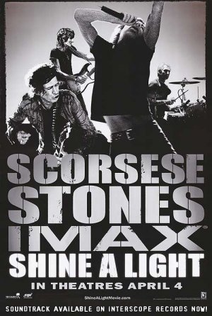 Shine a Light (Gray) Original Movie Poster Single Sided 27x40