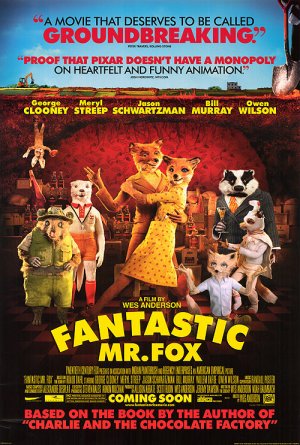 Fantastic Mr Fox Final  Original Movie Poster  Double Sided 27 X40