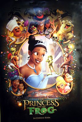Princess and the Frog (International)  Original Movie Poster  Double Sided 27 X40