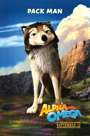 Alpha and Omega Pack Man Original Movie Poster Double Sided 27x40