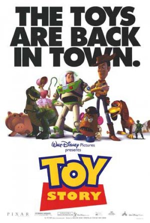 Toy Story White Original Movie Poster Double Sided 27x40