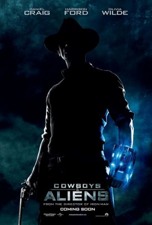 Cowboys & Aliens Advance B Original Theatrical Movie Poster  Double Sided 27 X40