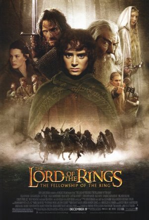 Lord of the Rings : Fellowship of the Ring Regular Single Sided Original Movie Poster 27x40